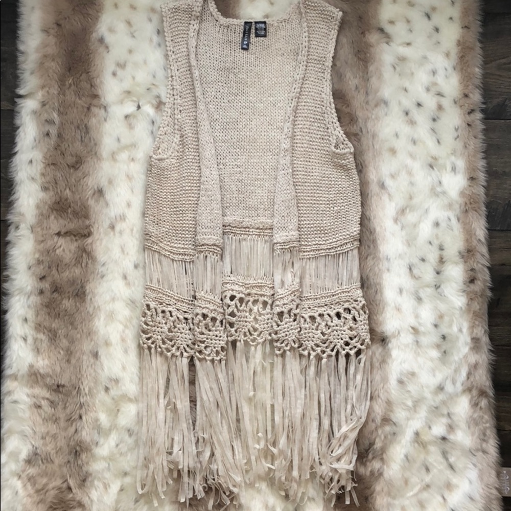 Crocheted vest!